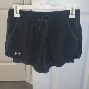 Black Nike Running Shorts - Spandex Built-In